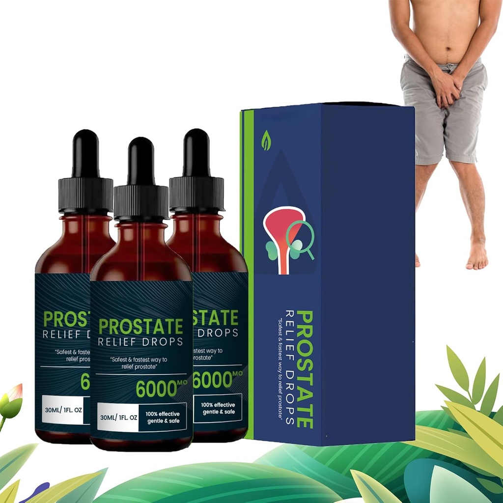 Femipure Prostate Relief Drops, Prostate Natural Herbal Drops, Prostate Relief Drops, Prostate Natural Herbal Drops för Män (3)