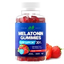Melatonin 30mg Gummies för vuxna (60 portioner) - Maximal styrka sömnstöd med 30 mg Melatonin Per Gummy - Glutenfri, sockerfri, icke-GMO, 100% vegetarisk, jordgubbsmak - 60 Gummies