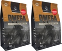 Majestys Omega Wafers - Superior Horse/Equine Skin, Coat och Immune Support Supplement - Omega 3, 6, 9 och Biotin (Peppermint, 2 Pack(120 Count Total)