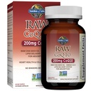 Garden of Life CoQ10 200mg, Vegetarian Omega 3 6 9 Supplement Raw Co Q 10 Chia Seed Oil, Whole Food Nutrition med Antioxidant Support, Coenzyme q10 Supplement för hjärthälsa, 60 kapslar