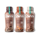 OWYN Endast vad du behöver Doubleshot Dairy Free Keto Protein Coffee Shake, Variety Pack, 0g socker, 20g växtbaserat protein, 180mg koffein, Gluten & Soy Free, Non-GMO, Vegan (36 Pack, 12 Fl Oz flaskor)