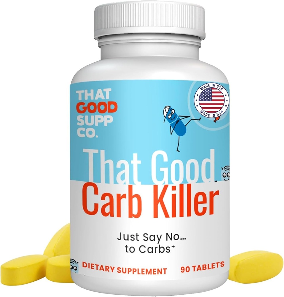 Den goda Supp Co som bra Carb Killer - Carb Blocker Pills för viktunderhållsmål - Appetite Blocker, Kills Sugar & Carb Craving - Safe & Keto Friendly Formel - Made in USA