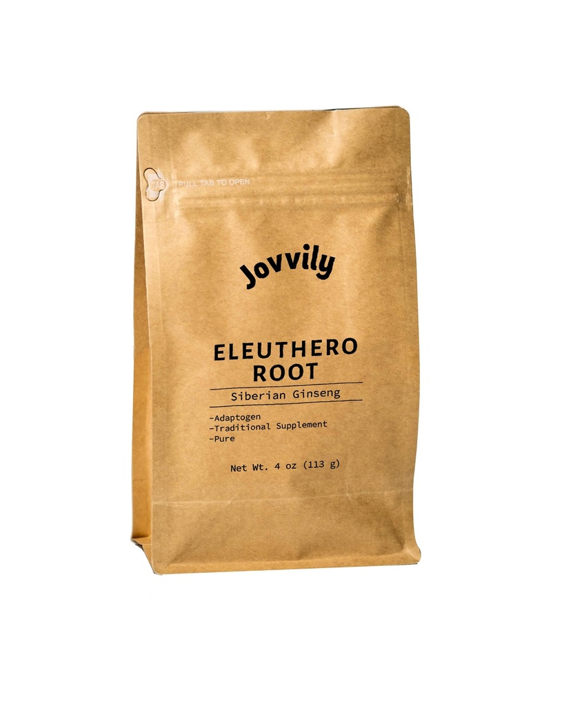 Jovvily Eleuthero Root Extract Powder - 4oz - Siberian Ginseng - Adaptogen - Non-GMO