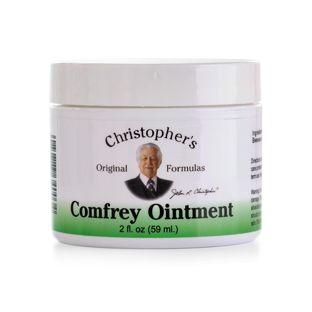 Christopher's Original Formulas Comfrey Ointment, 2 Ounce - Herbal Ointment med Organic Comfrey Leaf i en naturlig Beeswax och Olive Oil Base