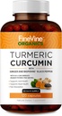 Gurkmeja Curcumin med BioPerine Black Pepper och Ginger - Tillverkad i USA - 120 vegetariska kapslar för Advanced Absorption, Joints Support
