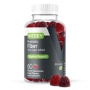 Viteey Prebiotic Fiber Gummies för vuxna, 4g - Gut Health & Digestive Soluble Fiber Supplement Gummies - Zero Sugar Added, Vegan, Gluten-Free - 60 Count