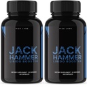Rize labs - Jack Hammer Libido Booster Supplement för män, kraftfull all naturlig formel för att förbättra prestanda (120 kapslar)