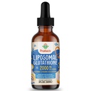 Prunucis 2000MG Liposomal Glutathione Liquid, 98% Absorption, Active Form L-Glutathione Supplement, Vegan Friendly, Powerful Antioxidant Complex för Immune System, Aging Defense, Detox, 2 FL.OZ
