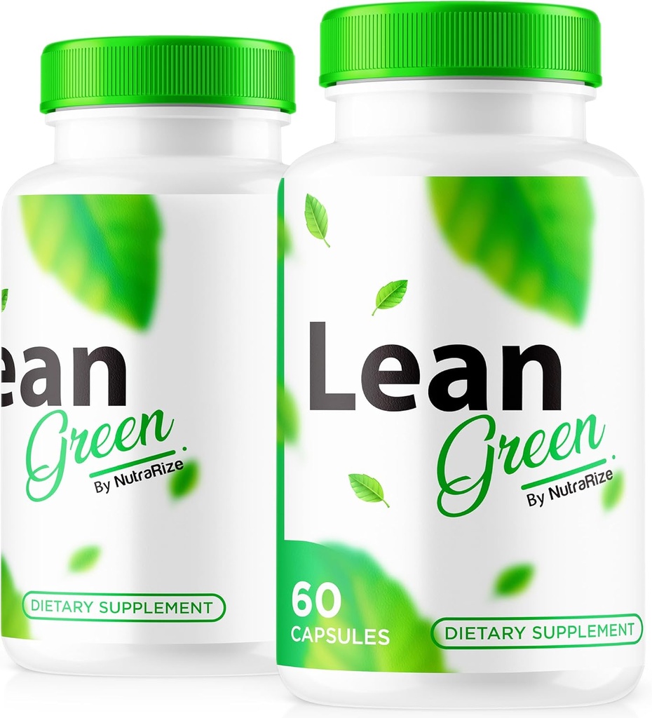 (2 Pack) Lean Green Weight Loss Pills - Naturally Supports Active Lifestyle and Fitness, Premium Keto Pills for Sustained Energy & Health, Lean Greens Formula, LeanGreen Official Review (120 Capsules)