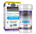 Garden of Life Dr Formulerad Probiotika Organic Kids + plus vitamin C & D - Berry Cherry - Gluten, Dairy & Soy Free Immune & Digestive Health Supplement, No Added Sugar, 30 Chewables (Shelf Stable)