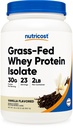 Nutricost Grass-Fed Whey Protein Isolate (Vanilla) 2LBS - Icke-GMO, Gluten Gratis, Naturliga smaker