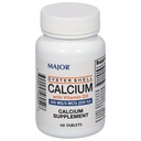 Major Oyster Shell Calcium med vitamin D3 500 mg / 5 mcg (200 IE) - Calcium Supplement - 60 tabletter
