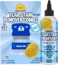 Bodhi Dog Tear Stain Remover & Tear Stain Remover Combs - Gently Removes Stains, Dirt från Pet Eyes - Säker & Gentle på hundar och katter - rengör känslig päls - Perfekt för Grooming & Tear Stain Prevention
