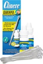 Clinere Earwax Removal Kit, Safely och Gently Clean Ear Wax, Itch Relief, arbetar direkt .5oz Carbamide Peroxide, 2 x .5 Fl Oz med 12 Sticks
