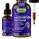 Animal Essentials Mushroom Defense - Immune System Support för hundar och katter, naturlig antioxidant, svampar, för alla åldrar, organiska örter - 2 Fl Oz