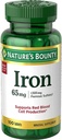 Naturens Bounty I.Ron 65mg, 325 mg Ferrous Sulfate - Cellular Energy Support - 65mg - 100 tabletter.