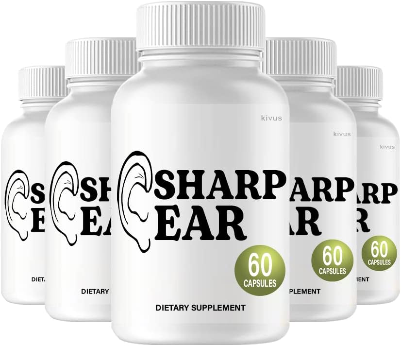 (5 Pack) Sharp Ear - Sharp Ear Advanced Tinnitus Support Supplement (300 kapslar)