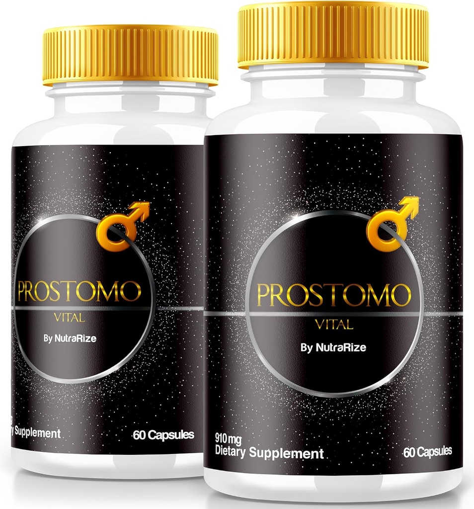 (2 Pack) Prostomo Capsules - Officiell formel för att stödja Prostate Heath, All Natural Supplement to Regain Control & Achieve Overall Wellness, Premium Pros Tomo Pills Review (120 kapslar)