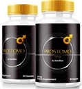 (2 Pack) Prostomo Capsules - Officiell formel för att stödja Prostate Heath, All Natural Supplement to Regain Control & Achieve Overall Wellness, Premium Pros Tomo Pills Review (120 kapslar)