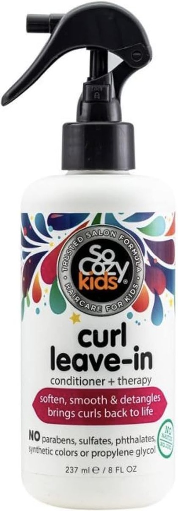 L'il Critters Fiber Gummy Supplement for Kids Digestive Support, 90 Gummies & So Cozy Leave in Conditioner Spray for Kids Curly Hair Detangler, 8 Fl Oz