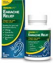 MagniLife Earache Relief, Fast-Acting Natural Relief för simmare öra, smärta och obehag från allergier, kallt och influensa - 90 Snabbupplösta tabletter