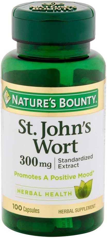 Naturens Bounty St John's Wort 300 mg kapslar 100 ea (Pack of 7)