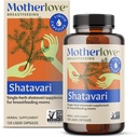 Motherlove Shatavari (120 flytande mössor) Lakteringstillskott för att stödja bröstmjölkförsörjning under menstruation - Icke-GMO, organiska örter, Vegan, Kosher