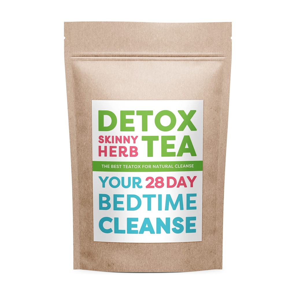 28 dagar Bedtime Cleanse: Detox Skinny Herb - Effektiv Detox Tea, Support Cleanse, 100% naturlig