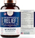 Klimakteriet Tillägg för kvinnor - Windsor Botanicals Multivitamin med Chastebrry, Black Cohosh för Hot Flashes, Menopause Relief och Hormone Balance för kvinnor - 60 naturliga Progesteron Estrogen Pills