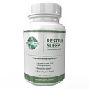 Ground Level Restful Sleep Formula med Advanced Sleep Blend, industri som leder 200mg Magnesium och L-Theanine för vuxna Plus Melatonin, Chamomile, Lemon Balm, Passionflower och Valerian Root