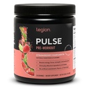 LEGION Pulse Pre Workout - All Natural Nitric Oxide Preworkout Drink för att öka energi, kreatinfri, naturligt sötad, Beta Alanine, Citrulline, Alpha GPC (Strawberry Margarita)