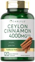 Carlyle Ceylon Cinnamon kapslar 4000 mg | 120 greve | Non-GMO & Gluten fri tillägg
