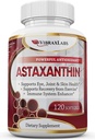 Astaxanthin 10mg Supplement / bästa rena antioxidant från Microalgae, hjälper hudvård och ögon, artritiska gemensamma, hälsosam åldrande, öka energi, 120 icke-GMO Softgels - Premium Astaxanthin Supplements