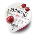 GelaTein Plus Cherry: 20 gram protein. Perfekt för tydliga flytande dieter. Bra pre eller post-workout snack. (Pack av 36)