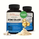 Live Conscious Beyond Collagen Multi Collagen Capsules - Types I, II, III, V & X - Hydrolyzed Blend with Biotin & Vitamin C for Hair, Skin, Nails 90 Capsules