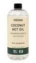 Verdana Food Grade MCT Oil 32 oz - för Keto Coffee, Unflavored Natural Oil Pulling Mouthwash & Massage - 100% Coconut Derived Fractionated Oil - Medium Chain Triglycerides C8 C10 -Non-GMO, Kosher