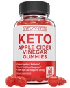 Atlantis Nutrition Keto ACV Gummies för viktminskning - Apple Cider Vinegar Gummies Formulerade för att stödja Avancerad viktminskning, Digestion, Detox & Cleansing, Made med 1000 MG ACV Per Servering - 60 Count