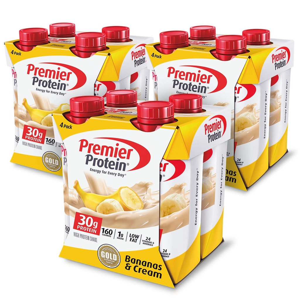 Premier Protein 30g Protein Shake, Banana, 12 greve