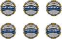 Rawleigh Medicated Ointment: 4.5 oz Blue Tin, Topical Chest Rub för Cold, Nasal Congestion, Minor Aches och Pain, med Camphor, Menthol & Eucalyptus, Non-Greasy Formel - Pack med 6