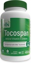 Health Thru Nutrition Tocospan Full Spectrum Vitamin-E 430 mg med EVNol Tocotrienols | Alla 8 naturliga vitamin E-källor | kliniskt studerade | Cardiovascular & Antioxidant Support (Pack of 60)