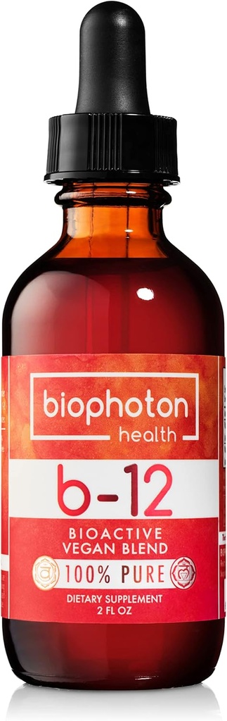 Liposomal Vitamin B12 Liquid Supplement - Bioaktiv Methyl Blend - Vegan & Non GMO - Organic Glycerin & Sugar Free (2 Fl Oz)