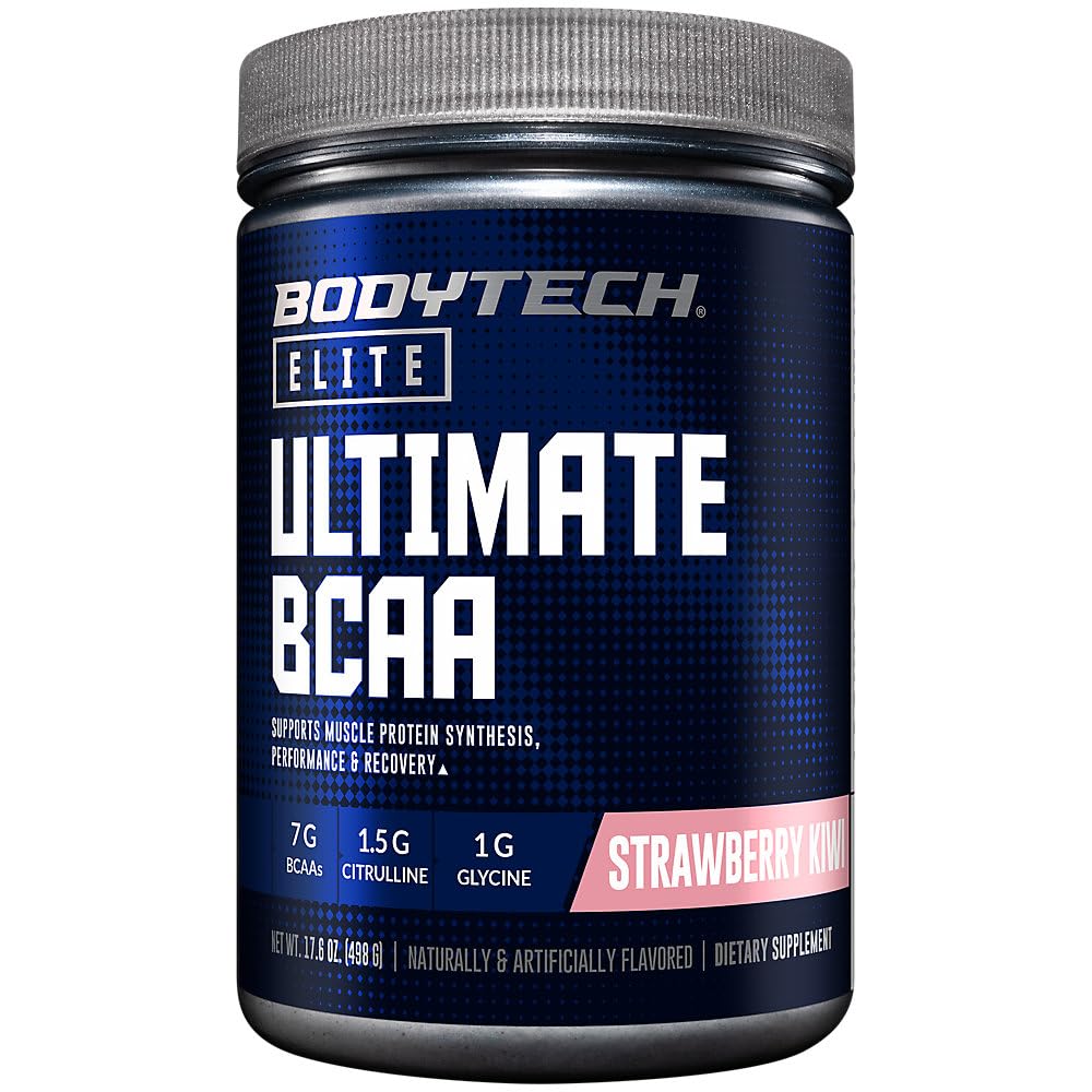 Ultimate BCAA a stöder Muscle Protein Synthesis, Performance och Recovery a Strawberry Kiwi (17,6 oz./30 Servings)