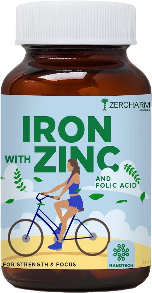 Järn med Zinc & Folic Acid 60 tabletter