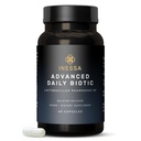 Inessa Daily Biotic - Probiotika för kvinnor Digestive Health med försenad frisättningsteknik - Avancerad probiotikum med 10 miljarder CFU - Lactobacillus Rhamnosus Strain 60 Vegan kapslar för män och kvinnor