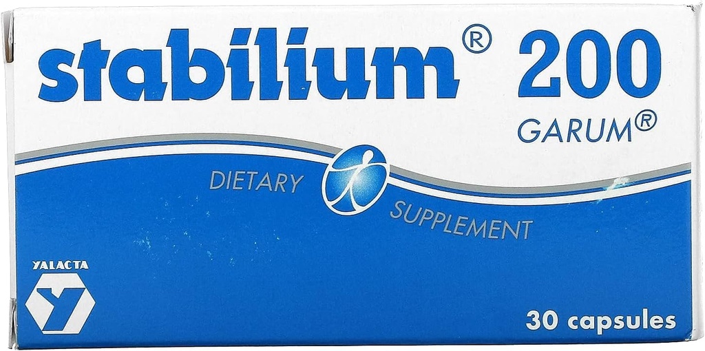 Nutricology Stabilium 200 - Naturliga sömnhjälpmedel för vuxna, stressavlastningstillskott, sömnstöd, fiskolja, vitamin A, vitamin B6, sömnpiller - 30 greve