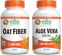 Botaniskt val - Oat & Aloe Vera: Dietary Fiber & Digestive Health Supplement Bundle