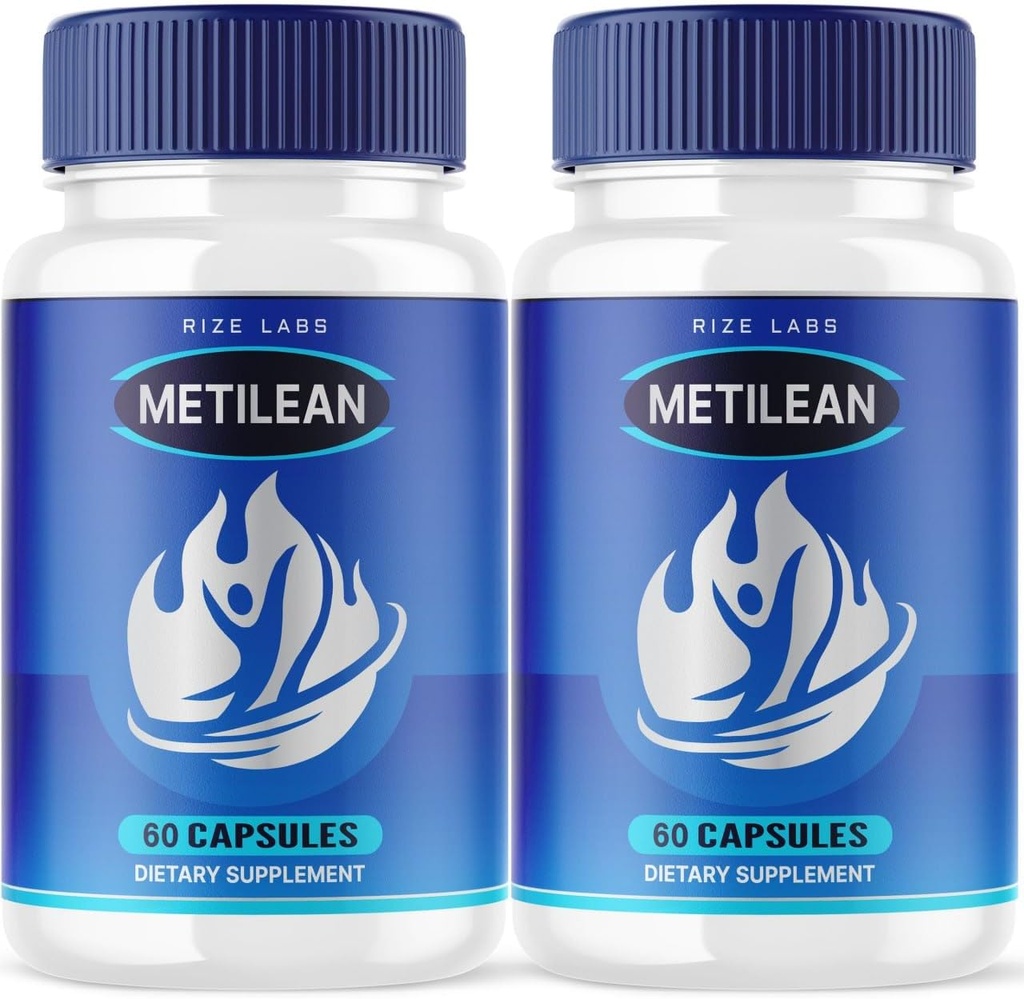 (2 Pack) Metilean Weight Loss Supplement, Metilean Diteary Pills to Melt Stubborn Belly Fat, Metilean Advanced Formel för att förlora pounds, Metilean Pastillas Reviews (120 kapslar)