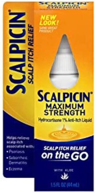 Scalpicin Scalp Itch Relief, 1,5 fl Oz. Maximal styrka