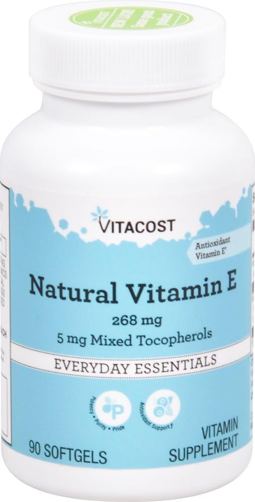 Vitakost Naturlig Vitamin E - 268 mg - 90 Softgels