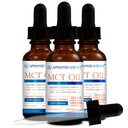 Godkänd Science® MCT Oil - Pure Medium-Chain Triglyceride (MCT) Oil härrör från kokosnötter med Caprylic Acid (C8) och Capric Acid (C10) - Vegan, 60 ml - Pack på 3